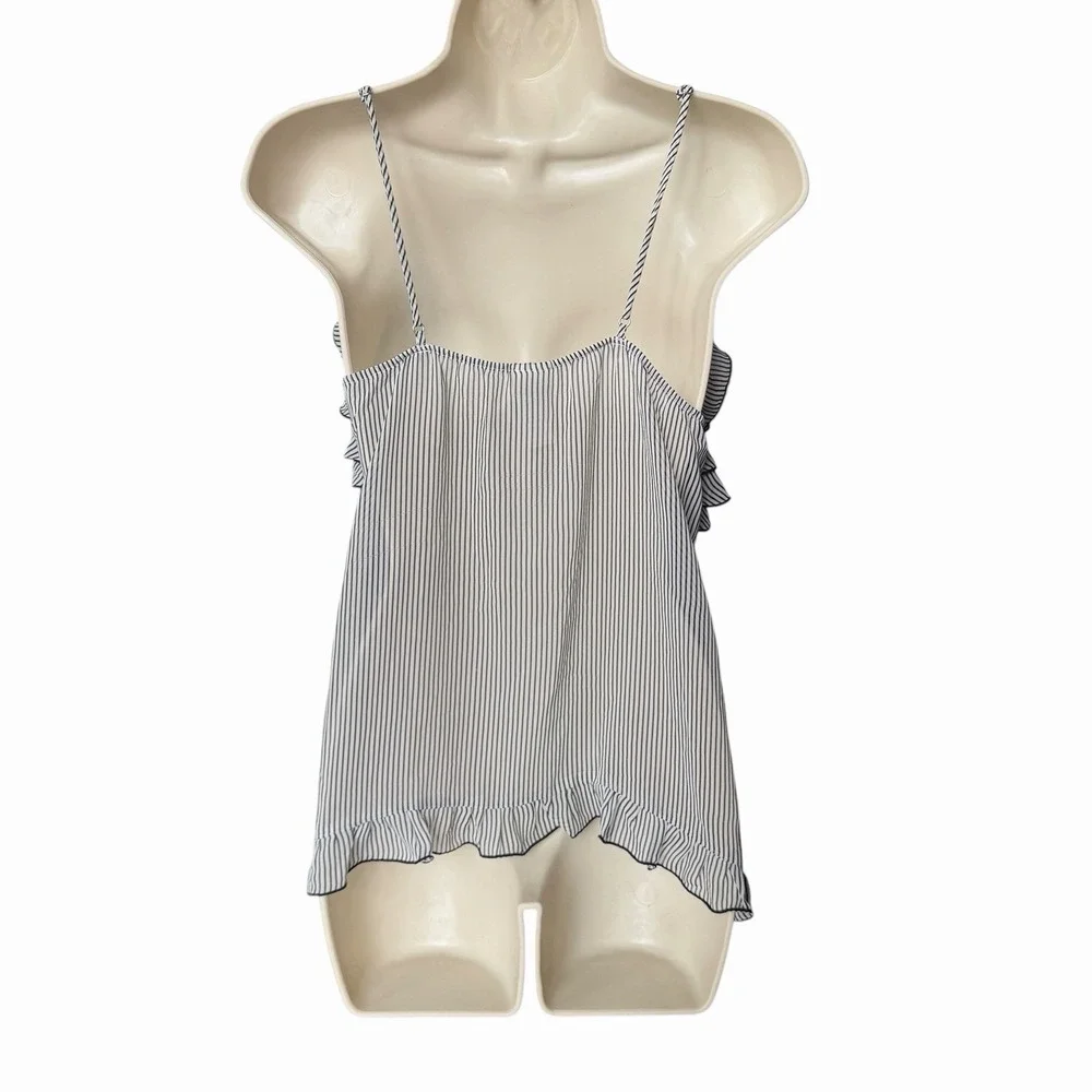 In Bloom by Jonquil Ruffle Camisole Striped SM •Bows Coquette Dollette Parisian